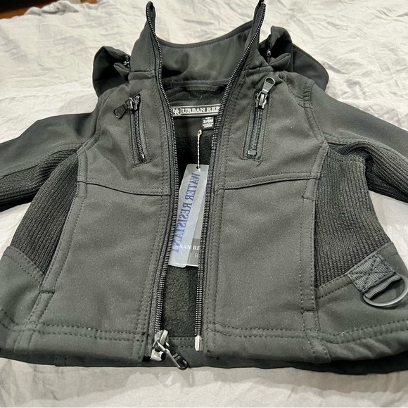 NWT Urban Republic Infant Hooded Jacket Black Sz 3/6 Months - Picture 4 of 11